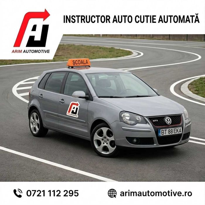 Școala de șoferi cat. B / redobândire permis / perfecționare auto / reexaminare traseu - Botoșani