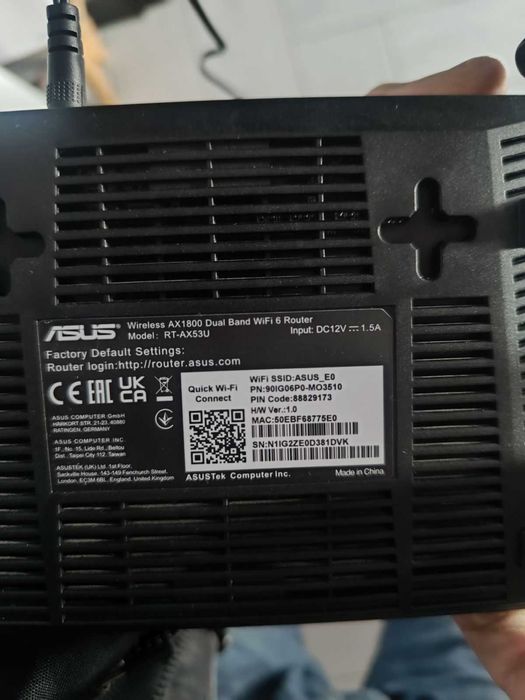 Модем Роутер Маршрутизатор Asus RT-AX53U