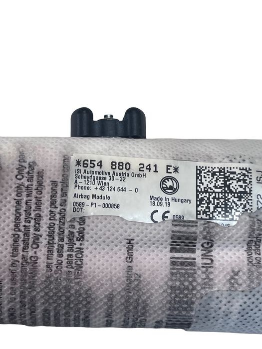 Airbag Scaun Stanga Fata Skoda Scala (Nw) [ 2019 -> ] 654880241E