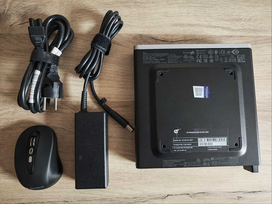 HP EliteDesk 800 G3 Mini (i5 / 32GB RAM / 240GB SSD) Компактен настолен компютър Mini PC