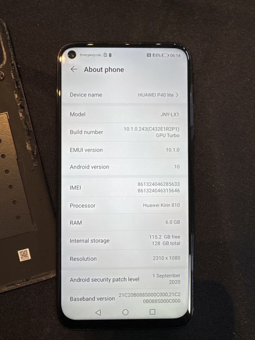 Telefon  Huawei P40 lite desfacut