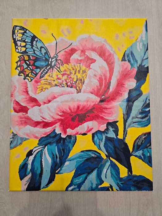 Tablou pictat pe numere