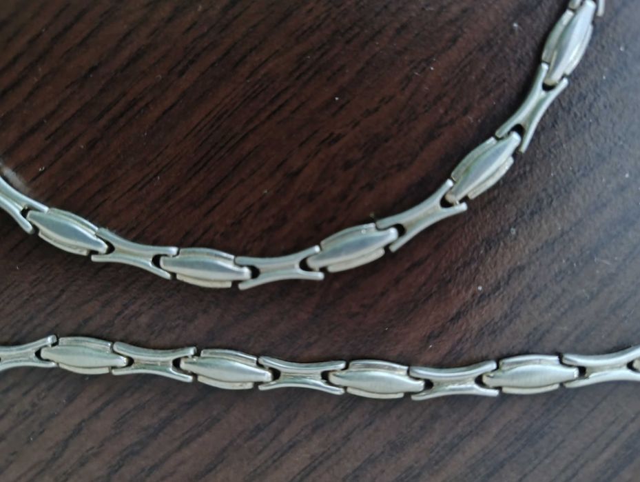 Сребро 925, комплект колие и гривна