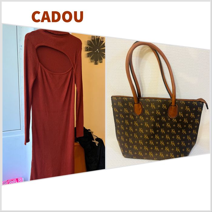 Geanta noua maro + CADOU rochie noua