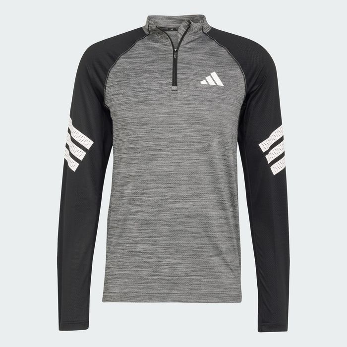 Bluza Adidas Icon 3-Stripes 1/4-Zip Long-Sleeve Top (S; M; L)
