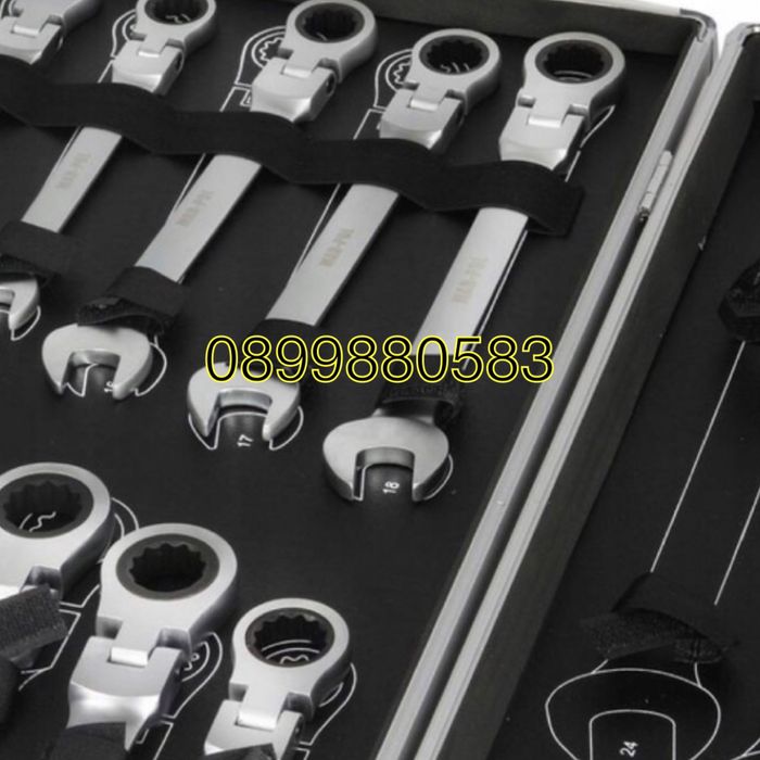 Звездогаечни тресчотни чупещи ключове от 6мм до 32мм Kraft