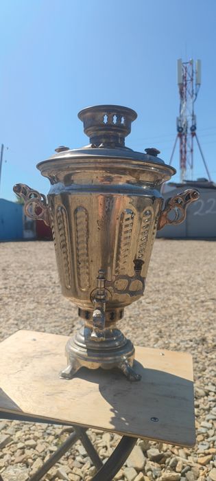 Самовар на дровах артель Медник Суксун (СССР) 5л полный комп