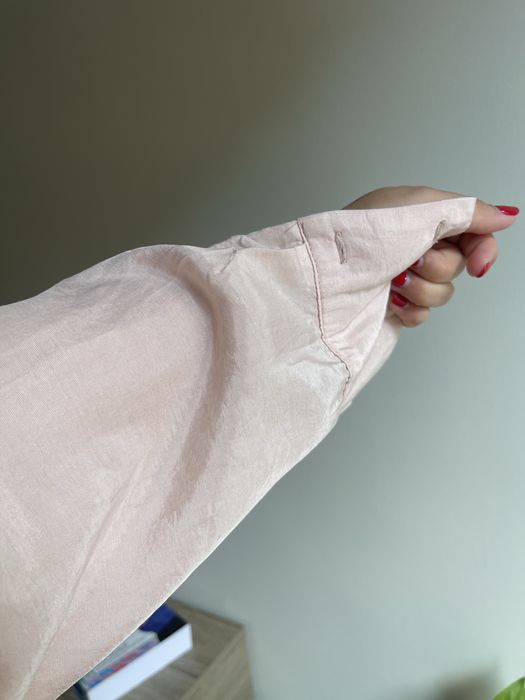 Rochie tip camasa roz nude