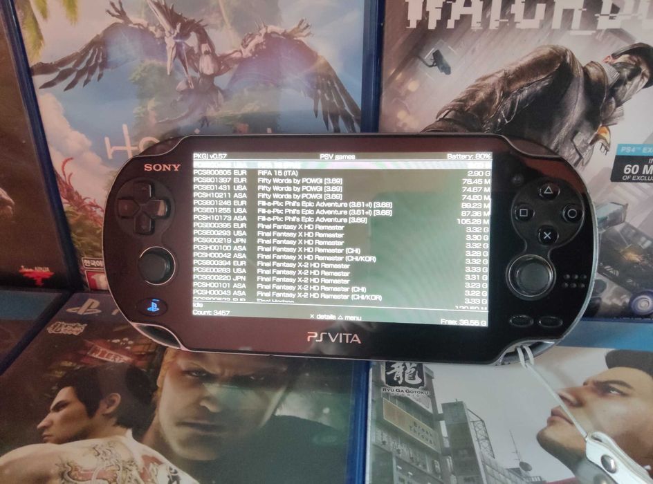 Playstation Vita OLED PCH-1008 4+64