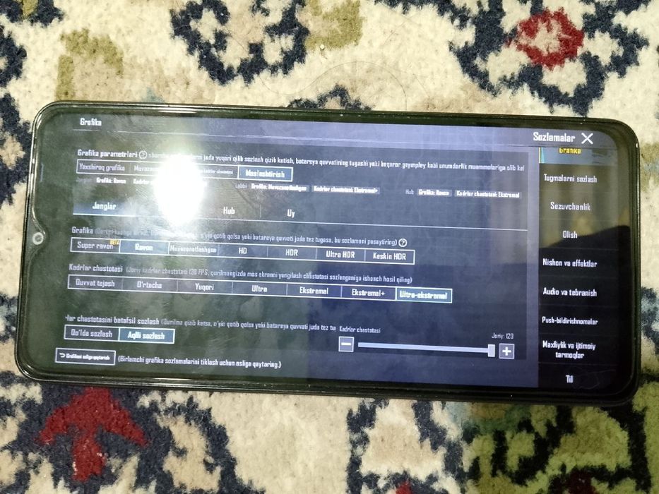 Vivo y27s 1mln700ming 120FPS