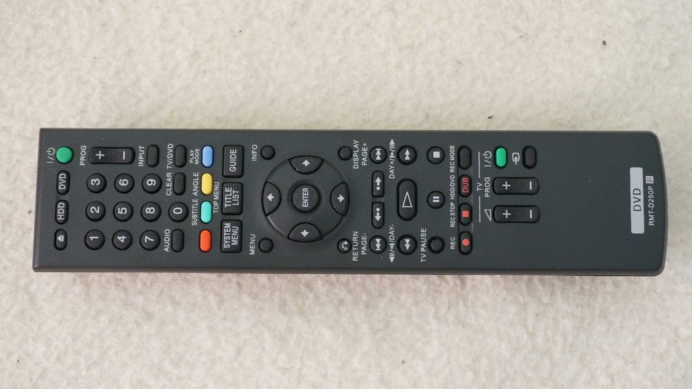 DVD recorder cu HDD SONY RDR-DC205 Defect