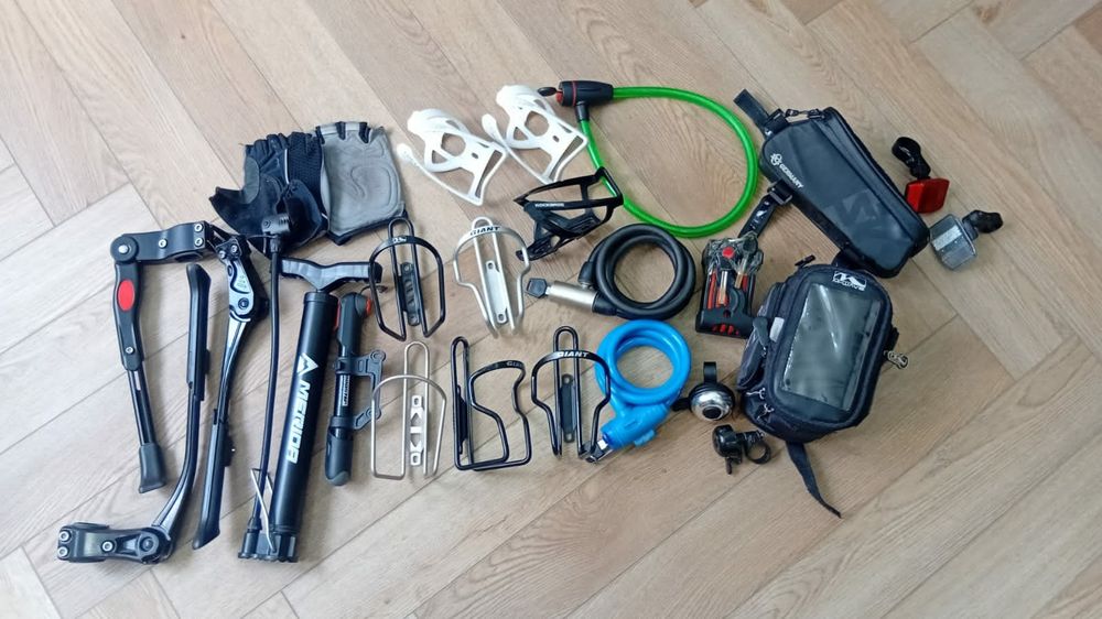 замок 2900 звонок 1300 велошорты 7000 велоаксесуары крыло велошлем нас