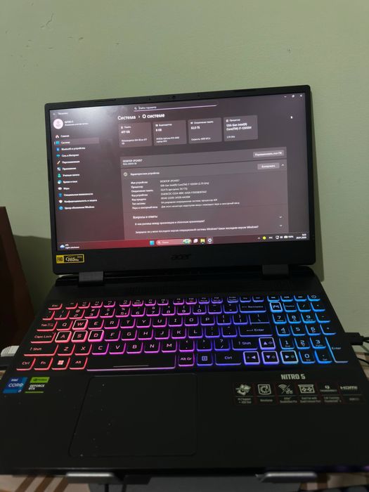Acer nitro 5 full igravot kamplekt