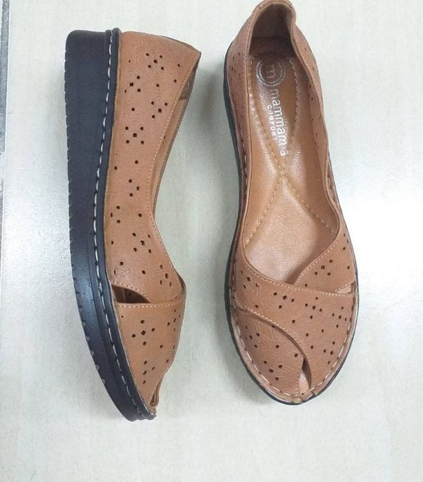 Кожаные туфли эспадрильи мокасины балетки MammaMia Italy люкс, Турция!