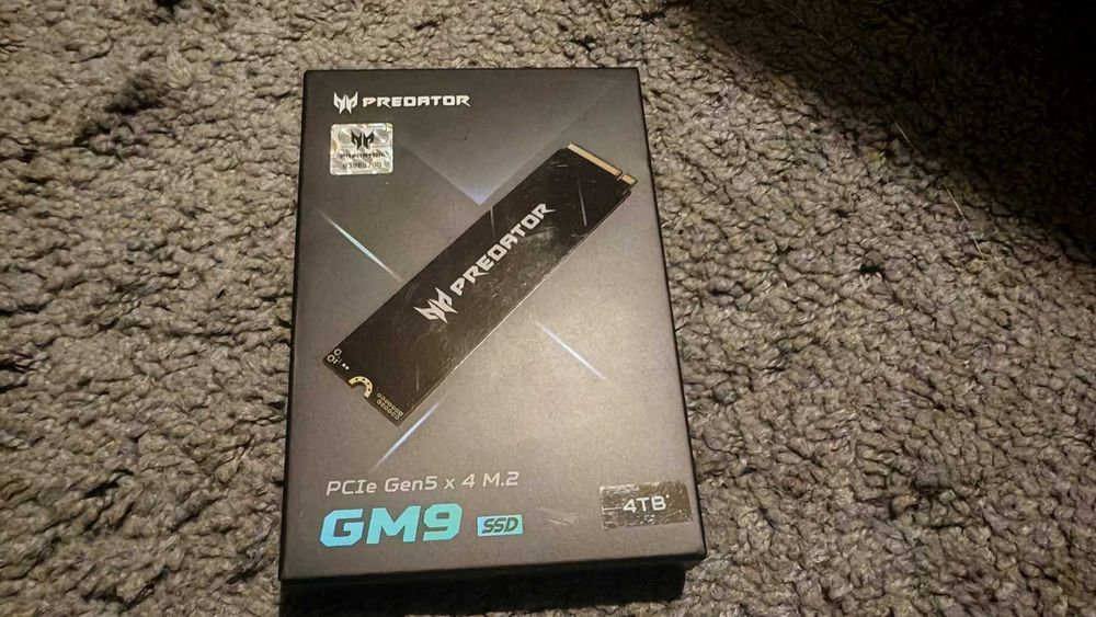 НОВ ! Acer Predator GM9 SSD 4TB, 14500 MB/s NVMe SSD Gen5 Диск