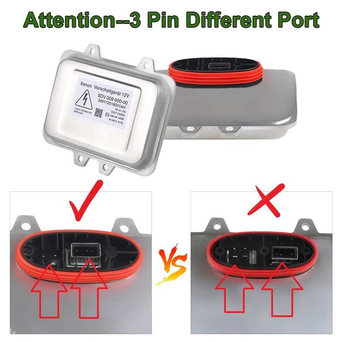 Баласт Ксенон 5DV009000-00 - BMW, Mercedes, Ford, VW и др. НОВ!