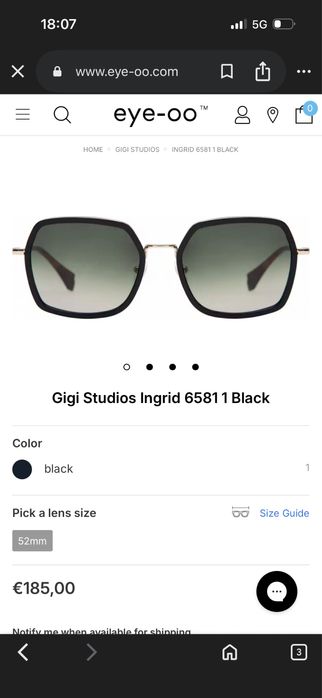 Слънчеви очила на Gigi Studios