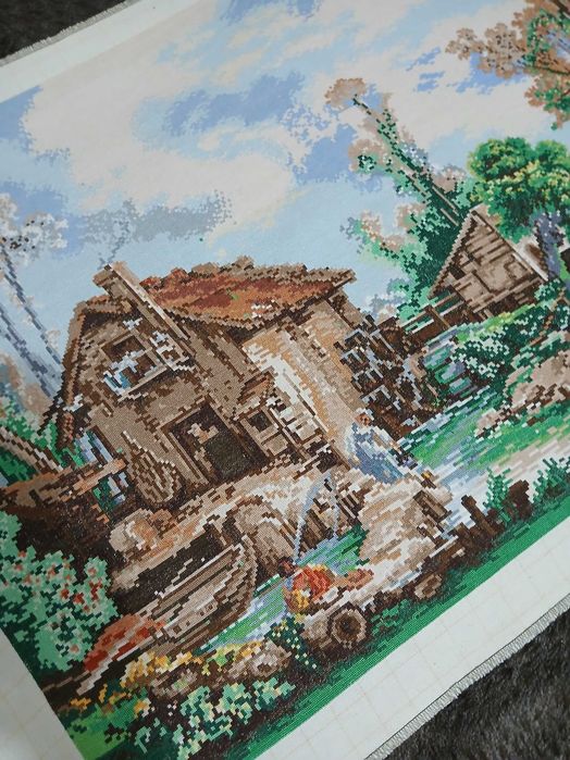 Гоблен ръчно ушит Воденицата на Буше