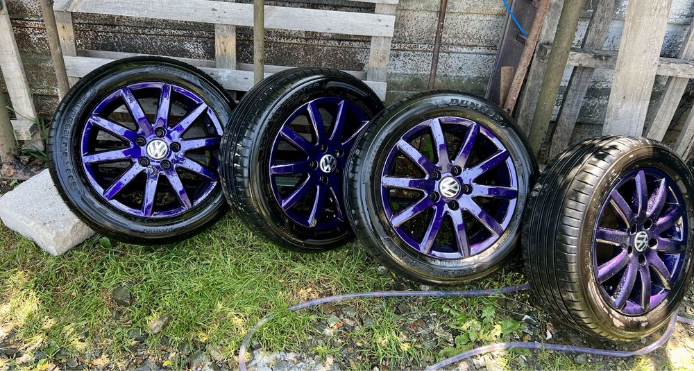 Jante+ Anvelope 5x112 VW R  Passat Golf