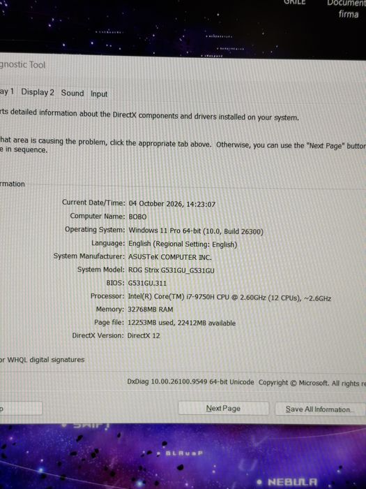 ASUS ROG Strix SCAR III G531GU | i7-9750H | GTX 1660 Ti 6GB | 32GB RAM | 144Hz