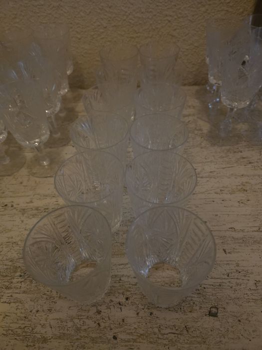 Set pahare cristal Vitrometan Mediaș