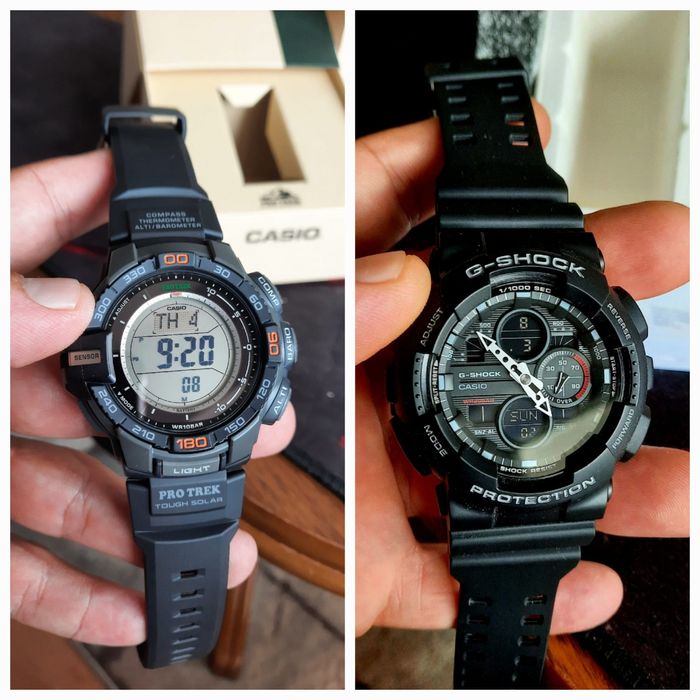 Casio ProTrek si G Shock