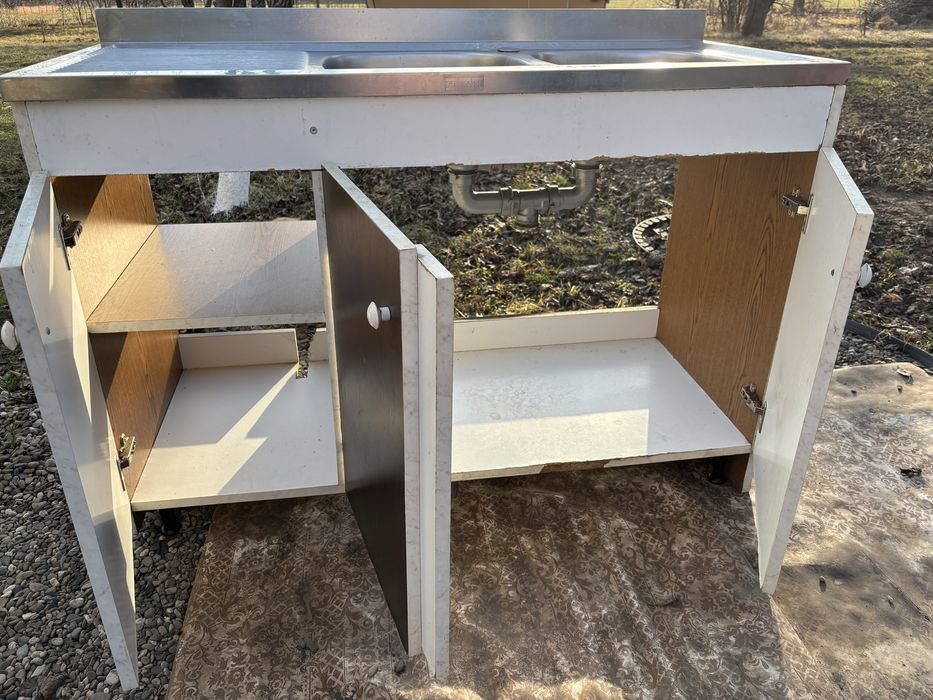 Chiuveta dubla + masca chiuveta