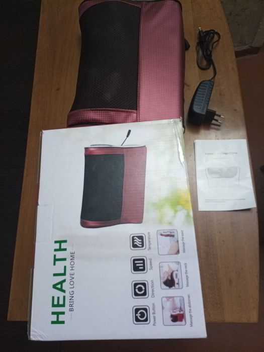 Универсальная подушка-массажер шиатсу 3 режимный