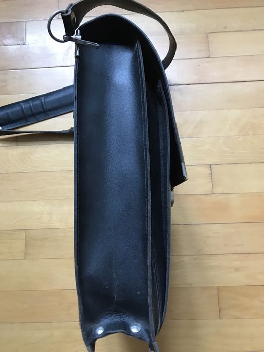 Geanta laptop piele noua facuta manual