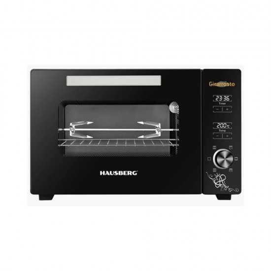 Дигитална електрическа фурна с грил и вентилатор HAUSBERG HB-9260