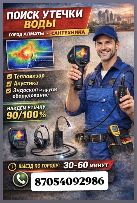 Тепловизор Сантехника Утечка