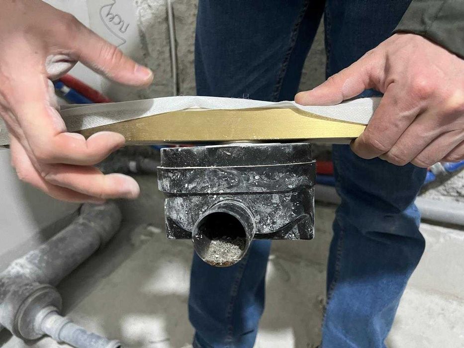 Душевой трап ALLEN BRAU PRIORITY золото браш