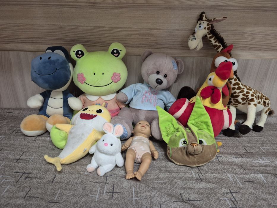 Мягкие игрушки разные