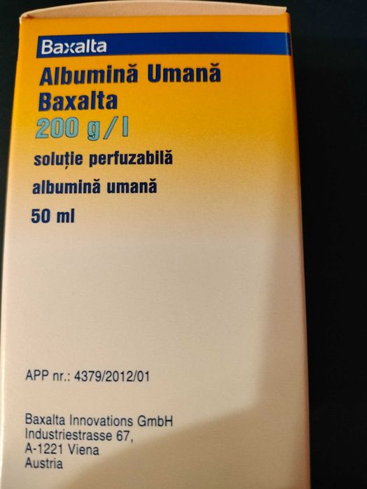 4 Flacoane albumina