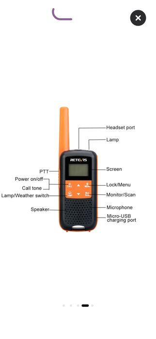 Retevis RT649 Уоли Токи 2 бр