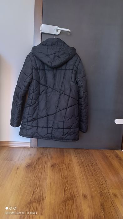 Дамско зимно дебело яке с качулка NATURE