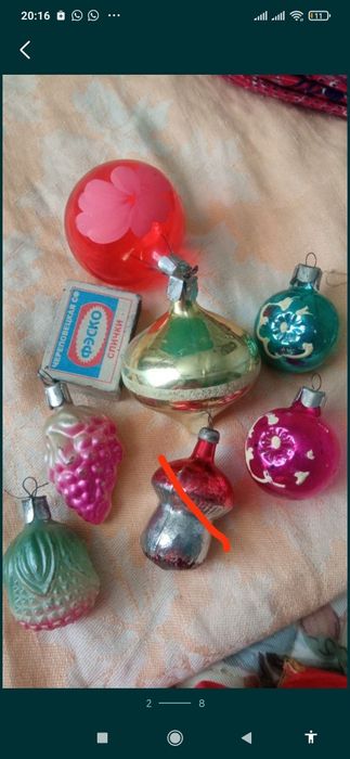 Ёлочные игрушки советские