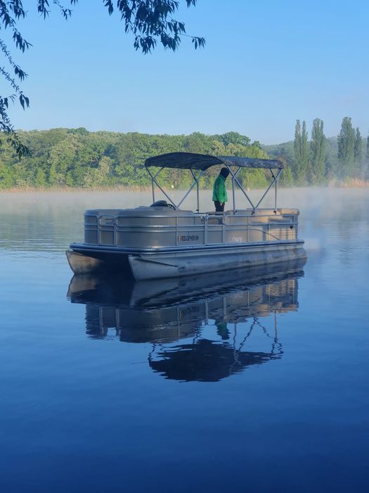 Barca ponton  Lowe Marine SS 210, an 2014, motor mercury 60hp, peridoc