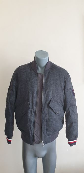 Tommy Hilfiger TH Tech Wool Mens Jacket Size S НОВО! ОРИГИНАЛ! Бомбер