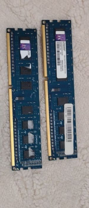 Оперативная память 2 планки по 4gb DDR3 и 2 планки по 8gb DDR3