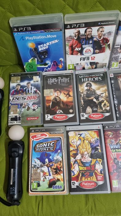 Lot jocuri  manete  psp , ps3 ,ps4 perfect audiovizual