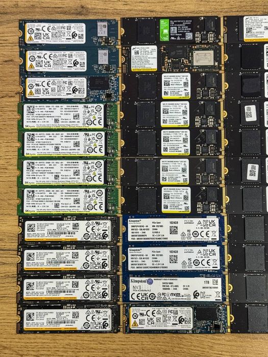 SSD 1TB NVME M2. GEN 4,3 ORIGINAL SSDlar optom naxrlarda 150ta bor