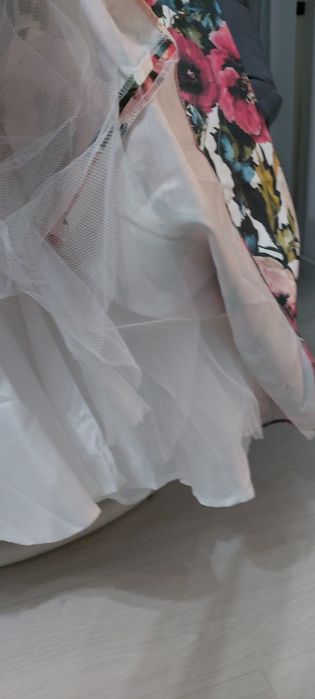 Вечернее платье с маками.