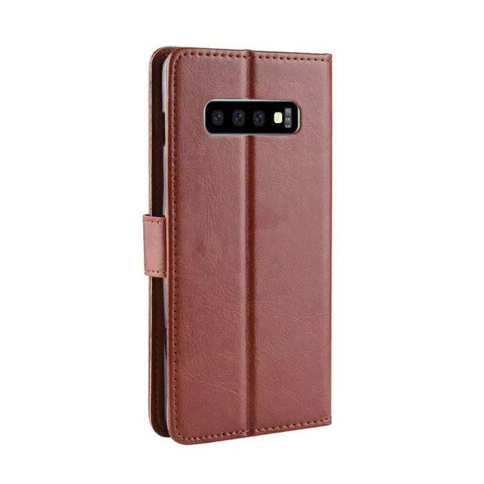 Кожен Калъф Тефтер за Samsung Galaxy S10 / S10+ с магнит / 360 Градуса