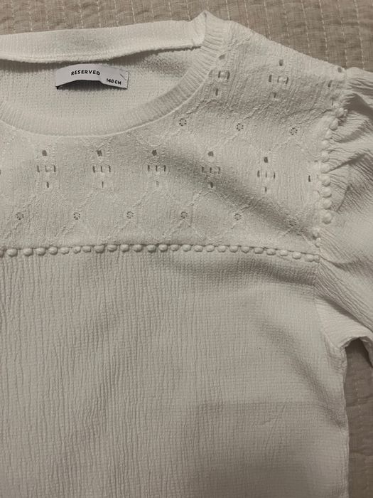 Bluza alba reserved pentru copii