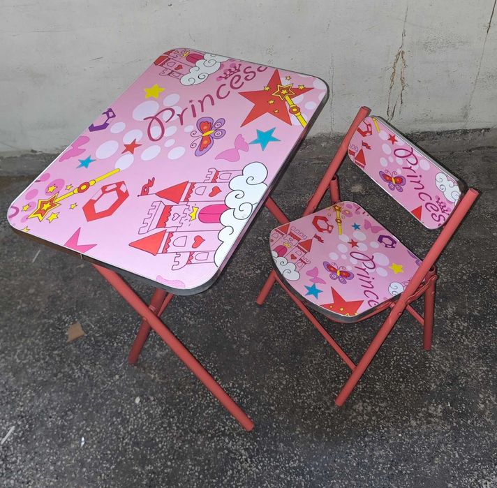 Детски чин - масичка със стол - различни герои