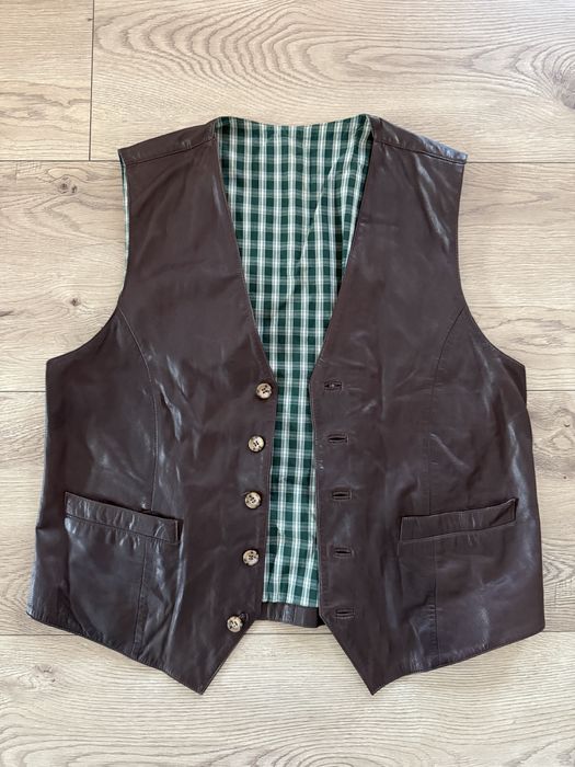 Vesta Piele Naturala Maro Captusita Barbati | Marime L