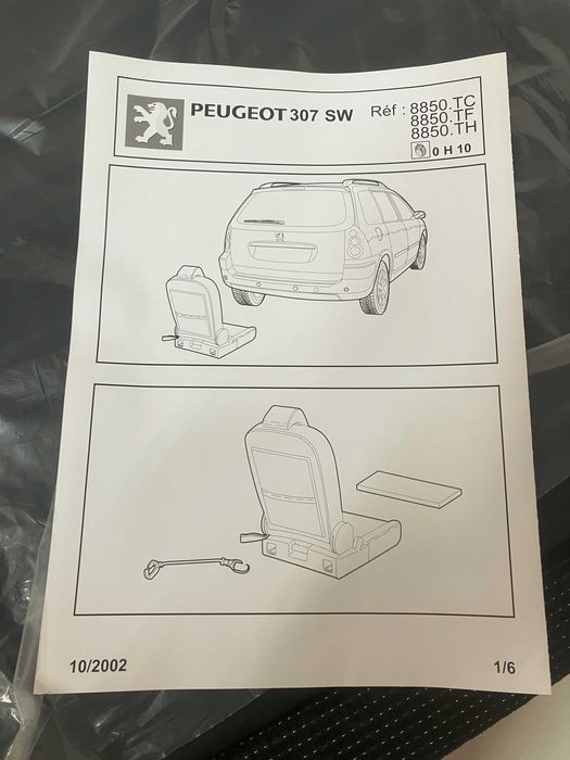 Комплект от 2 бр. трети ред седалки за Peugeot 307 SW – НОВИ !