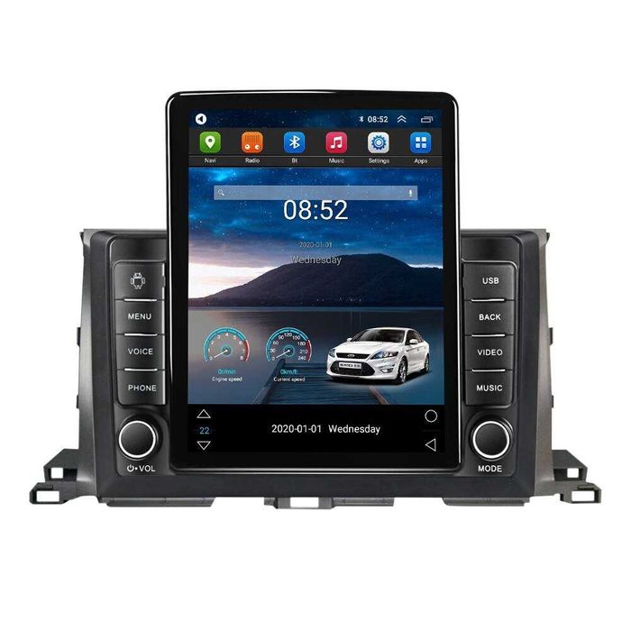 Navigatie Toyota Highlander din 2013 - 2019 Ecran TESLA 9.7 inch 4GB