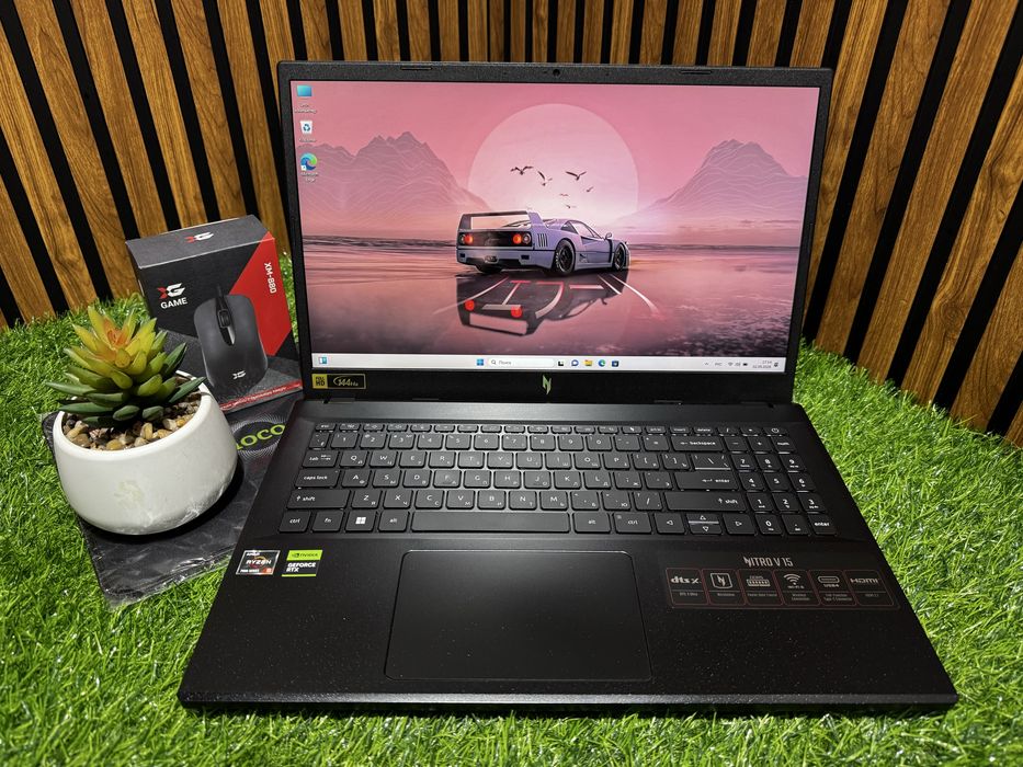 Игровой Ноутбук Acer Nitro V15 AMD Ryzen5-7535HS/16GB/SSD512GB/RTX4050